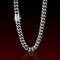 18K Spring Buckle Miami Cuba Chain