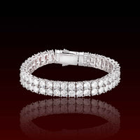 10MM Two Row Tennis Bracelet